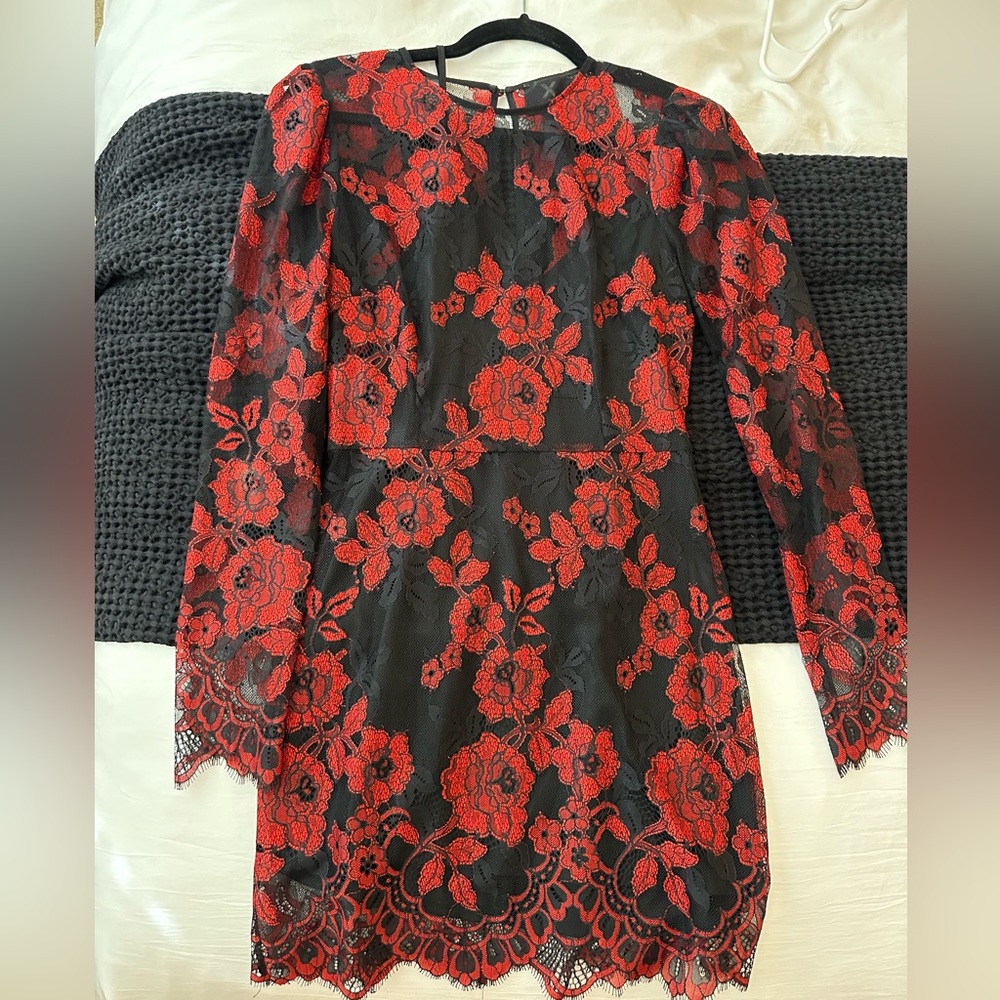 Luiza Mini Dress in Red & Black
X by NBD
Color:Red & Black
